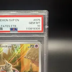 2024 POKEMON SVP EN-SV BLACK STAR PROMO #075 MIMIKYU PSA 10 - Image 4