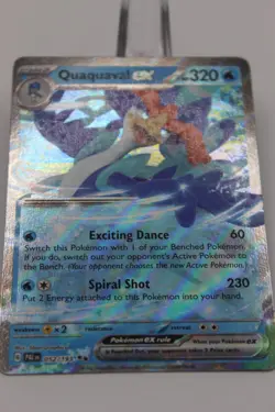 Pokemon TCG Paldea Evolved Quaquaval EX 052/193 - Near Mint - Holo - Image 2