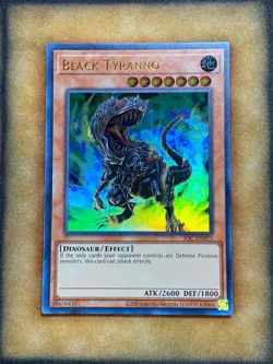 Yugioh Black Tyranno IOC-EN075 Ultra Rare 25th Anniversary NM - Image 1