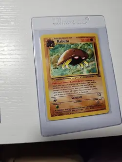 3x KABUTO - Fossil Set - 50/62 - Pokemon Card - Unlimited Edition - NM - Image 2