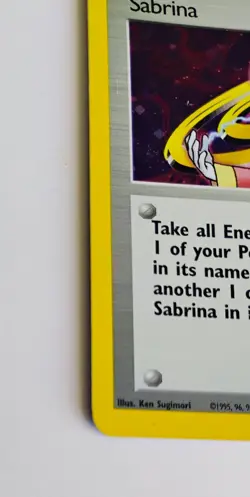 Sabrina 20/132 Gym Challenge Unlimited Holo Rare Pokemon Card  NM - Image 8