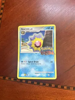 PokÃ©mon Starmie TCG Rumble Stamped Card 5/16 Pokemon Rumble - LP+ - Image 1
