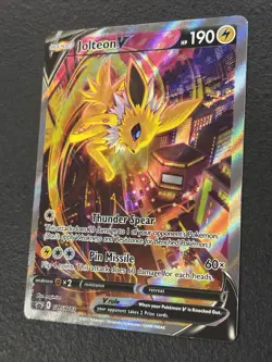 Pokemon TCG Jolteon V SWSH183 SWSH: Sword & Shield Promo Card Holo - Image 2