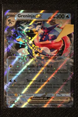 Pokemon TCG Greninja ex 054 Sv: Scarlet & Violet Promo Cards Holo Near Mint - Image 1