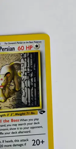 Pokemon TCG Giovanni's Persian 8/132 Gym Challenge Holo NM - Image 6