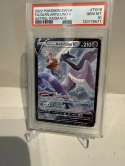 PSA 10 GALARIAN ARTICUNO V TG16/TG30 2022 POKEMON TCG ASTRAL RADIANCE - Image 1