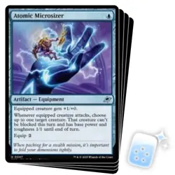 PRESALE ATOMIC MICROSIZER X4 Edge Of Eternities EOE Magic MTG MINT CARD - Image 1