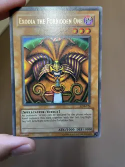 Yugioh Exodia The Forbidden One LOB 2002 OG Unlimited NM - Image 1