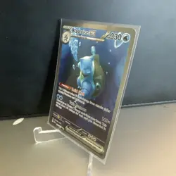 PokÃ©mon TCG Blastoise EX Full Art Holo Card 200/165 Scarlet & Violet 151 Series - Image 3