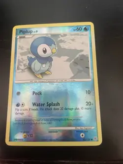 Piplup 93/130 Reverse Holo Diamond & Pearl Base Set Pokemon Card 2007 LP/MP - Image 1