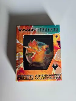 MTG Pinfinity Final Fantasy Exclusive AR Enhanced Pin Badge Chocobo Racing Promo - Image 1