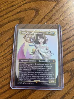 Yuna, Hope of Spira Final Fantasy Foil Card MTG 208 - Image 1