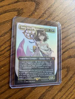 Yuna, Hope of Spira Final Fantasy Foil Card MTG 208 - Image 2