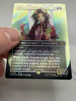 MTG English Aerith Gainsborough (Borderless) (Surge Foil) NM Foil - Image 2