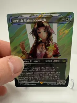 MTG English Aerith Gainsborough (Borderless) (Surge Foil) NM Foil - Image 3