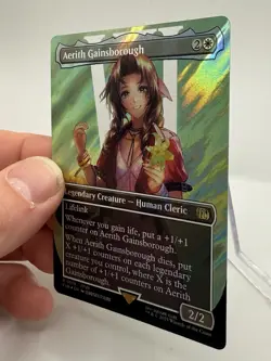 MTG English Aerith Gainsborough (Borderless) (Surge Foil) NM Foil - Image 4