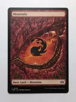 MTG Mountain (TDR) Tarkir: Dragonstorm Regular Land 0290 - Image 1