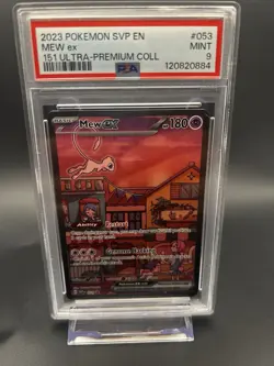 PSA 9 MINT Mew Ex Ultra Rare 151 UPC Black Star Promo Pokemon SVP 053 English - Image 1