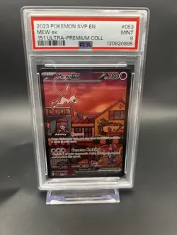 PSA 9 MINT Mew Ex Ultra Rare 151 UPC Black Star Promo Pokemon SVP 053 English - Image 1