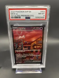 2023 Pokemon SVP EN Promo Mew EX 151 Ultra Premium Collection 053 - PSA 8 NM-MT - Image 1