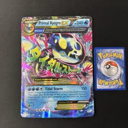 Primal Kyogre EX Jumbo Holo Ultra Rare Card 55/160 Primal Clash - Image 1