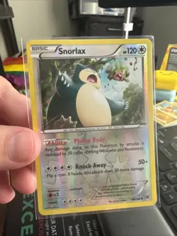 Pokemon TCG Snorlax 118/162 XY Breakthrough Regular Uncommon Card - Image 1