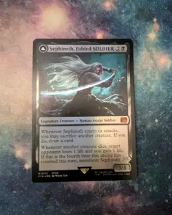 Sephiroth Fabled Soldier Final Fantasy Magic: The Gathering Card FOIL - Image 1