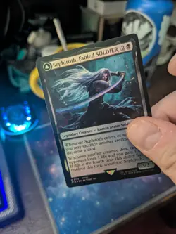 Sephiroth Fabled Soldier Final Fantasy Magic: The Gathering Card FOIL - Image 2