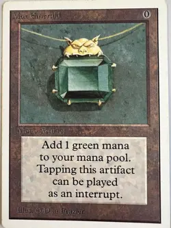 Mox Emerald Magic: The Gathering Power 9 Unlimited Card - Image 1