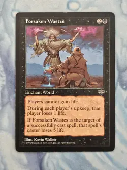 Forsaken Wastes - Mirage - Magic the Gathering - MTG - Light Play - Image 1