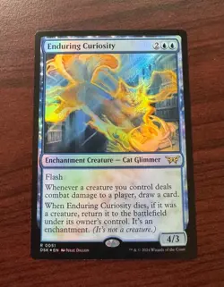 Enduring Curiosity FOIL - MTG Duskmourn: House of Horror Foil - NM - Image 1