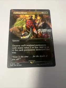 MTG CULLING RITUAL  FINAL FANTASY PROMO - Image 1