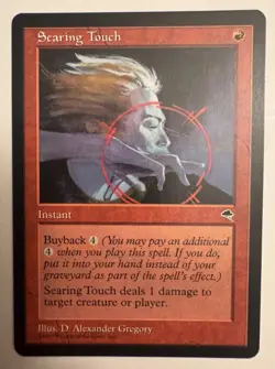 MTG Searing Touch Tempest Uncommon LP Magic The Gathering - Image 1