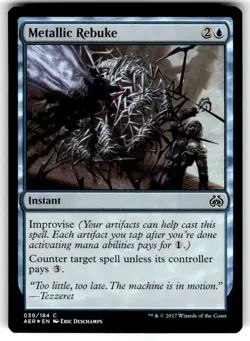 Metallic Rebuke Aether Revolt Regular MTG - Image 1