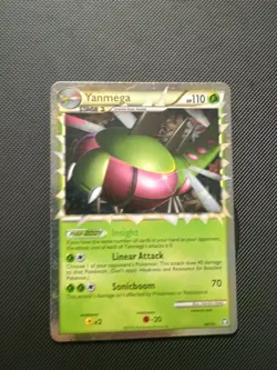 Yanmega Prime Holo Ultra Rare Vintage Pokemon Card NM/LP+ Triumphant 98/102 HGSS - Image 1