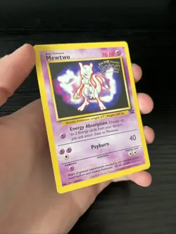 PokÃ©mon TCG Mewtwo 3 Black Star Promo Card WOTC Original Vintage - Image 3