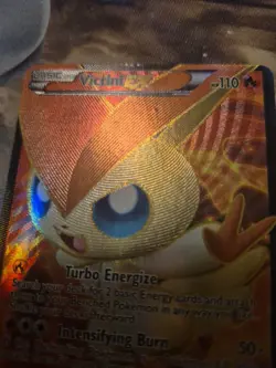PokÃ©mon TCG Victini EX Full Art Ultra Rare Holo Card 131/135 Plasma Storm - Image 7