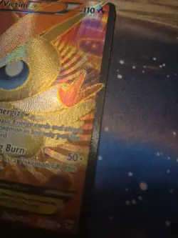 PokÃ©mon TCG Victini EX Full Art Ultra Rare Holo Card 131/135 Plasma Storm - Image 9