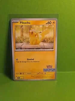 Pikachu - 214 (Illustration Contest 2024) 214 Sv: Scarlet & Violet Promo Card - Image 1