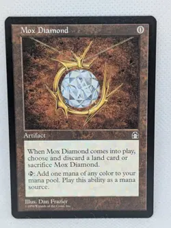 Mox Diamond Stronghold MTG Magic: The Gathering rare Reserved List vintage NM - Image 1