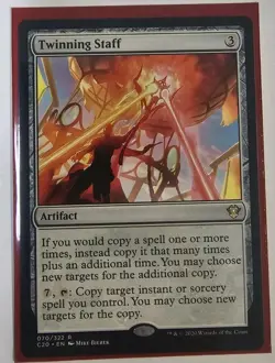 Mtg - Twinning Staff - Commander 2020 (C20) - Rare - NM - Image 1