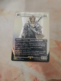 Dion, Bahamut's Dominant Borderless Foil Final Fantasy MTG NM - Image 1