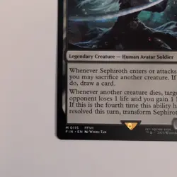 MTG Sephiroth Fabled Soldier/One Winged Angel #0115 Final Fantasy M/NM - Image 9