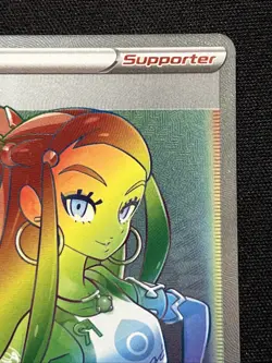 Nessa 196/185 Rainbow Rare - 2020 Pokemon Vivid Voltage NM - Image 4