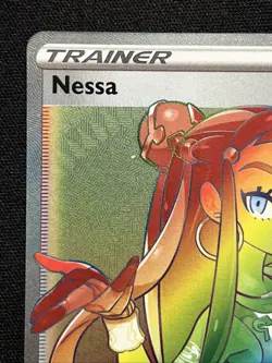 Nessa 196/185 Rainbow Rare - 2020 Pokemon Vivid Voltage NM - Image 5