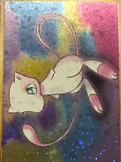 Mew 151 Swirl Fossil Japanese Holo Rare Pokemon Card 1997 *SWIRL* M3 - Image 5