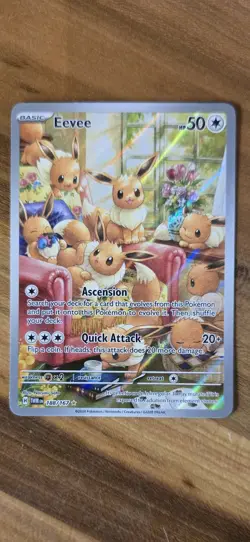 PokÃ©mon Eevee Scarlet & Violet Twilight Masquerade Card 188/167 - Image 3