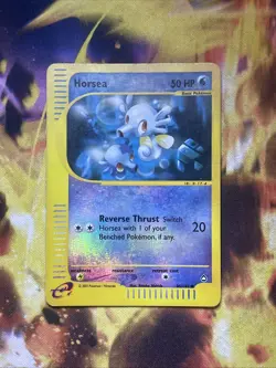 Horsea 85/147 Aquapolis 2002 Reverse Holo E-Series Nintendo PokÃ©mon Card TCG - Image 1