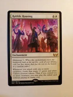 Rabble Rousing 024/281 Mtg Magic The Gathering Regular Rare SNC NM - Image 1