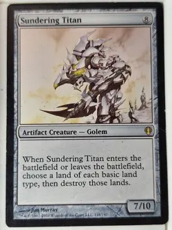 Sundering Titan - Archenemy - Magic the Gathering MTG Nice! - Image 1